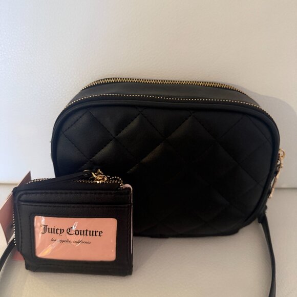 NWT JUICY COUTURE JUICY GIRL ONLY CAMERA CROSSBODY BAG & WALLET - Picture 2 of 10